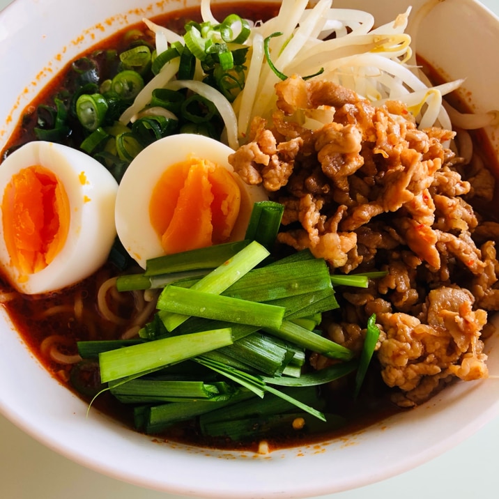 ピリ辛がクセになる❣️台湾ラーメン